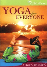 Diverse group practicing yoga outdoors, promoting physical and mental strength for all abilities and backgrounds.